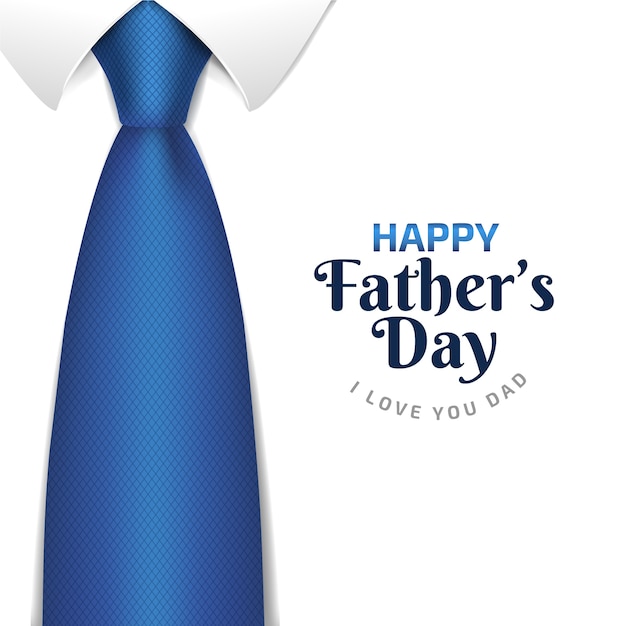 Free vector realistic fathers day concept