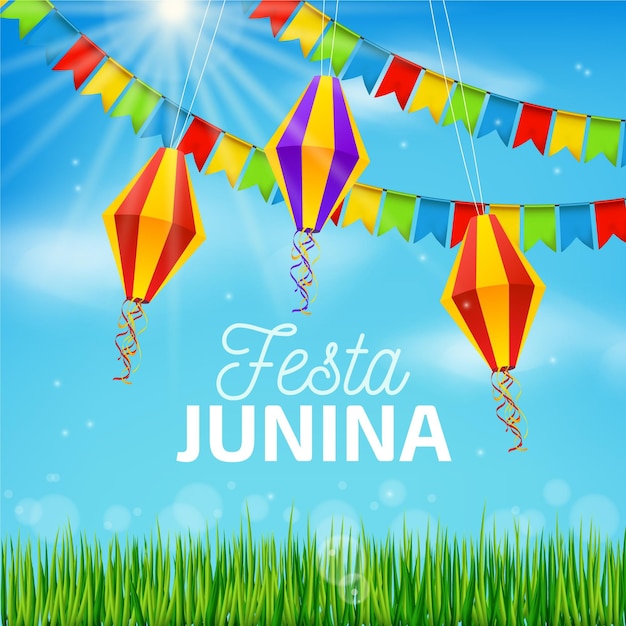 Реалистичная концепция Festa Junina