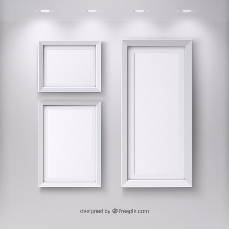 Free Vector realistic frames template 