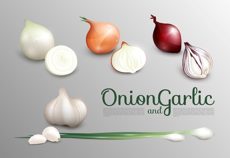 Free Vector realistic fresh vegetables set