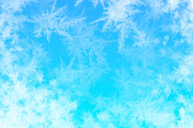 Realistic frost texture background