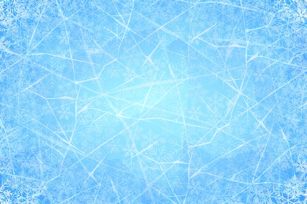 Realistic frost texture background