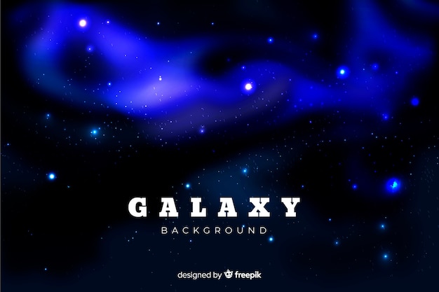 Realistic galaxy background