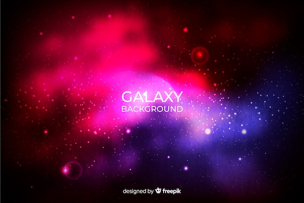 Realistic galaxy background