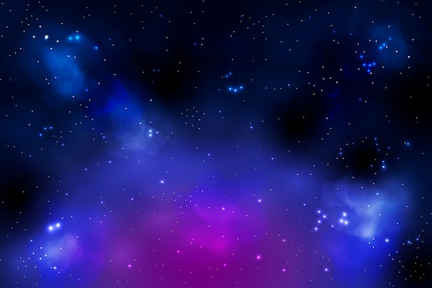 Realistic galaxy background