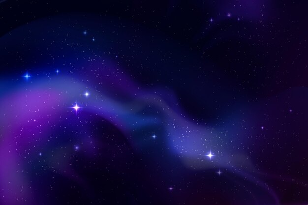 Realistic galaxy background