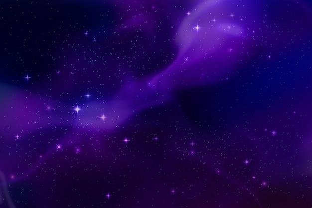 Free vector realistic galaxy background