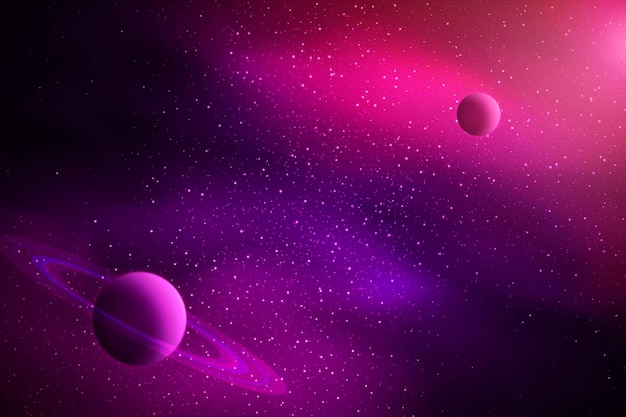 Realistic galaxy background