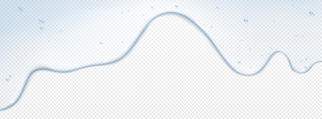 Бесплатное векторное изображение Реалистичная текстура геля векторная жидкая сыворотка
