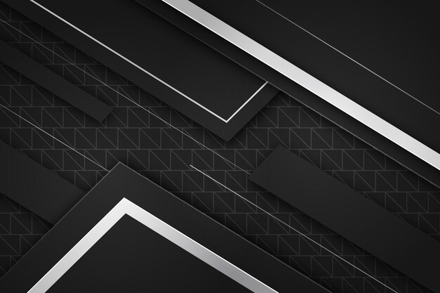 Realistic geometric shapes wallpaper