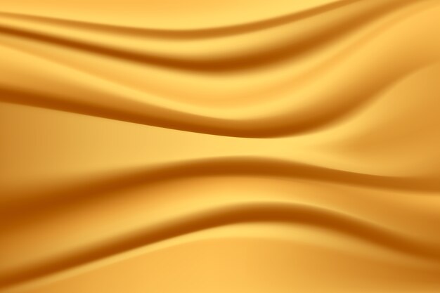 Realistic gold silk background