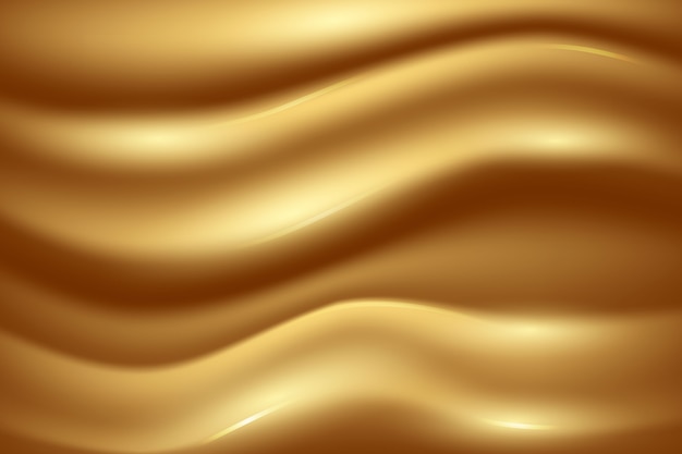 Realistic gold silk background