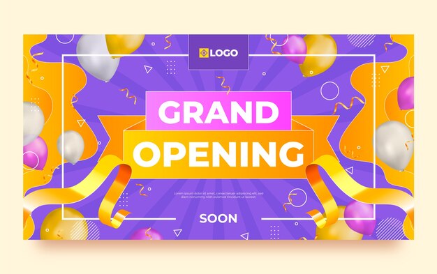 realistic grand opening facebook post