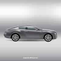 Free vector realistic grey car