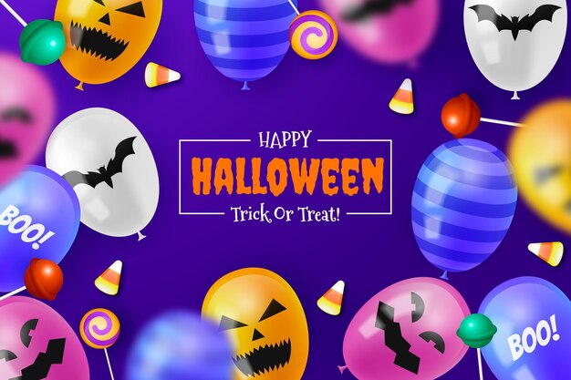 Realistic halloween background