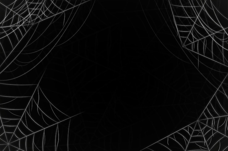 Free Vector realistic halloween cobweb background