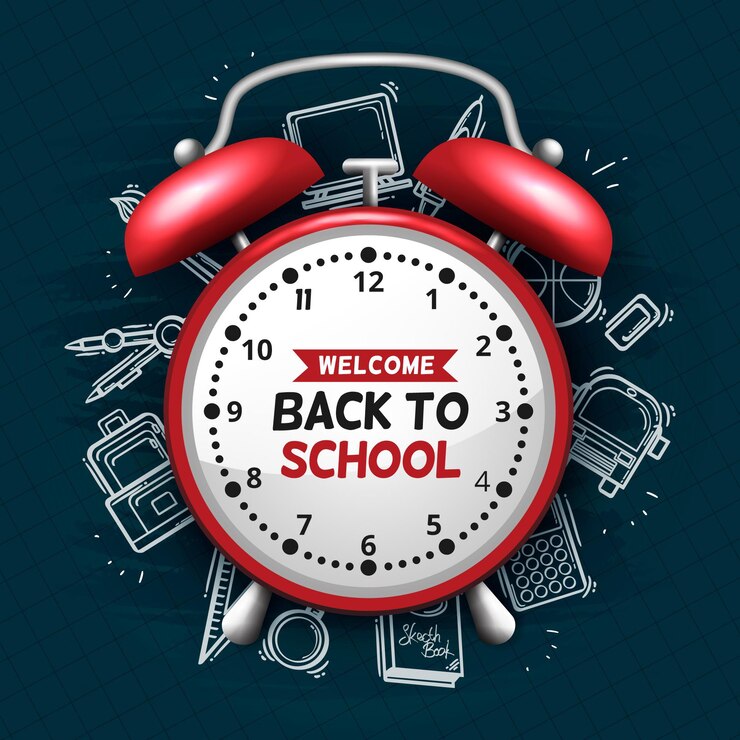Free Vector realistic hand drawn back to school background