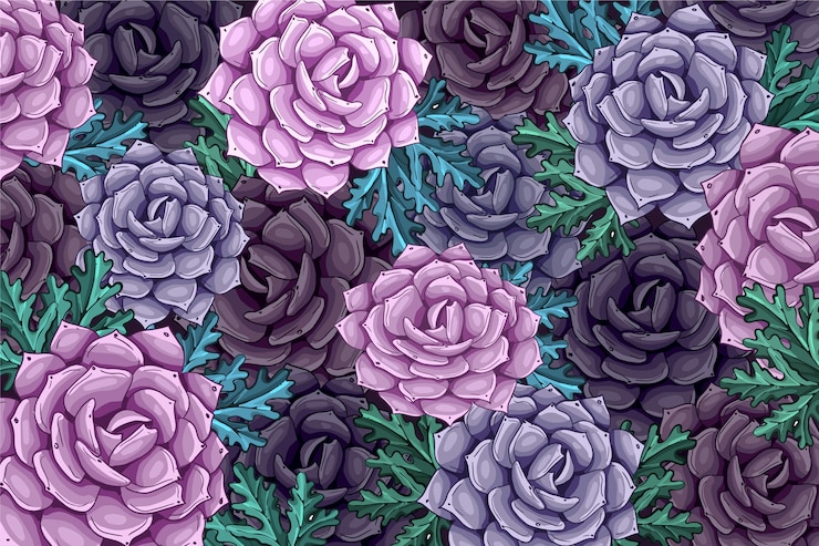 Free Vector realistic hand painted flower background