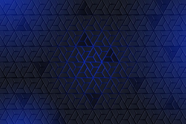 Realistic hexagonal background