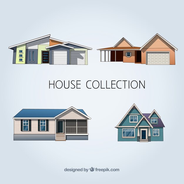 Realistic house set