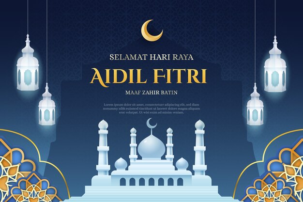 Sfondo realistico idul fitri