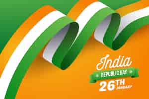 Free vector realistic indian republic day