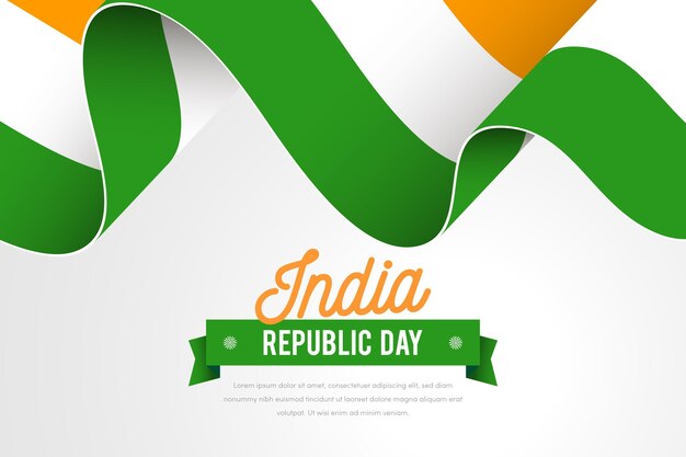 Realistic indian republic day