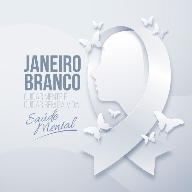 Realistic janeiro branco illustration