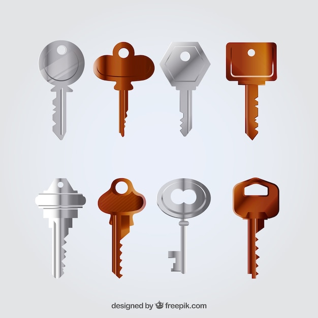 Realistic key collection