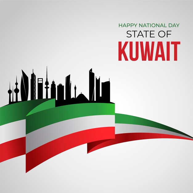 Realistic kuwait national day