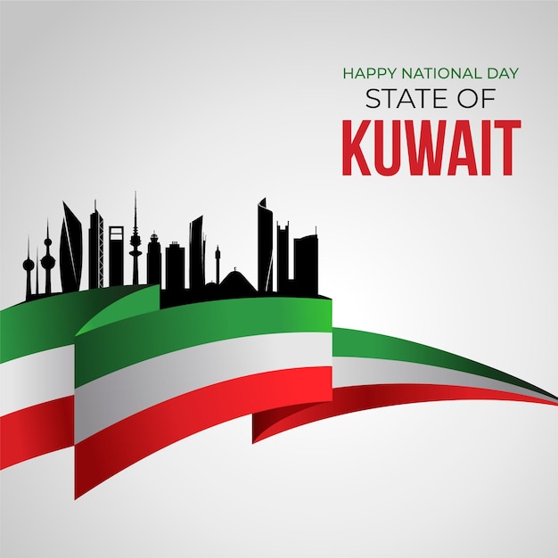 Realistic kuwait national day