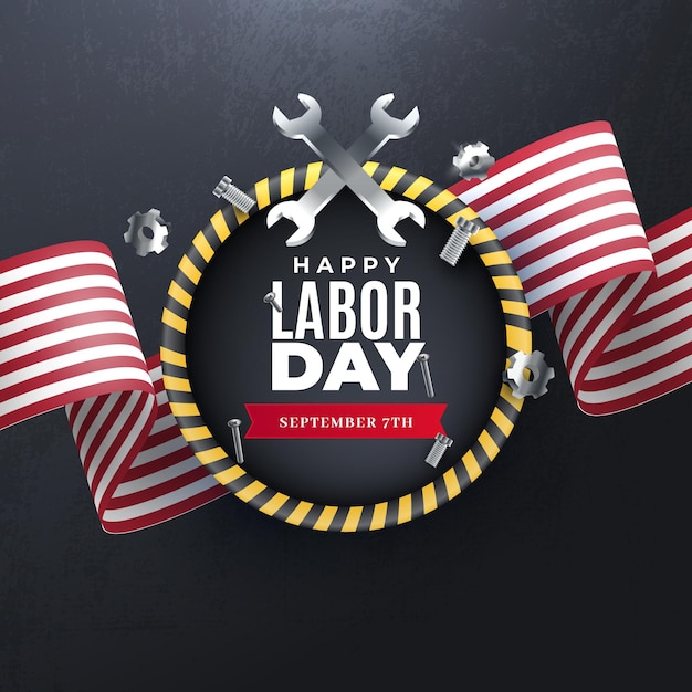 Realistic labor day usa