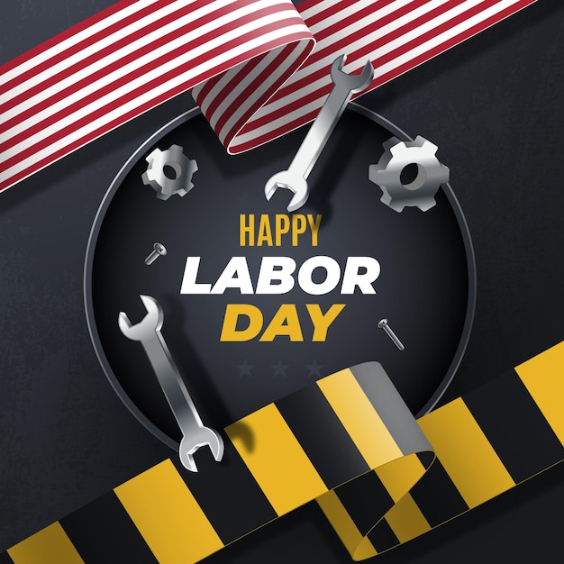 Realistic labor day usa