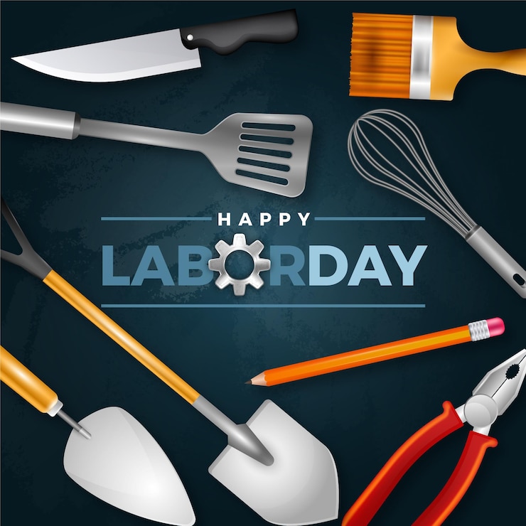 Free Vector realistic labor day