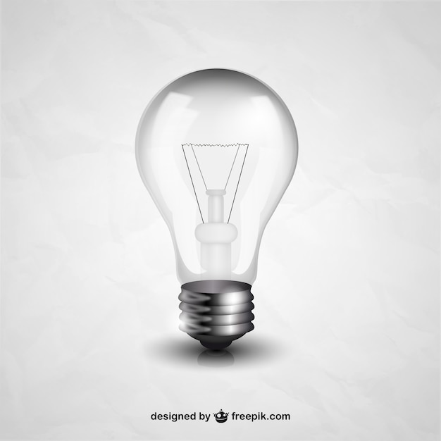 Realistic light bulb