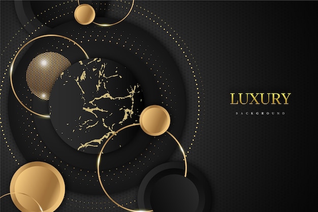 Realistic luxury background design