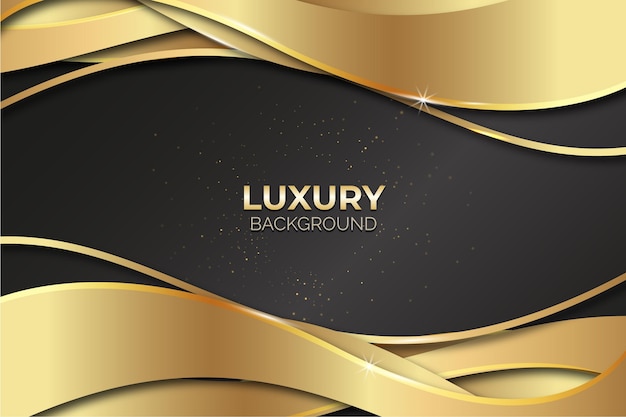 Free vector realistic luxury background