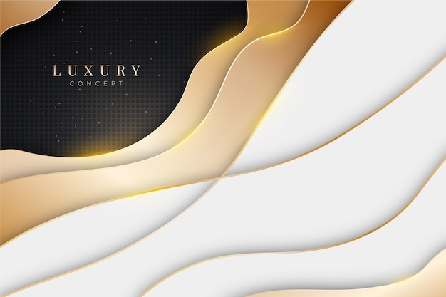 Free vector realistic luxury background