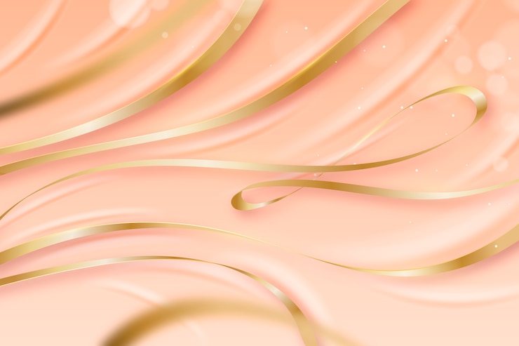 Free Vector realistic luxury ribbon background