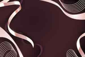 Free vector realistic luxury ribbon background