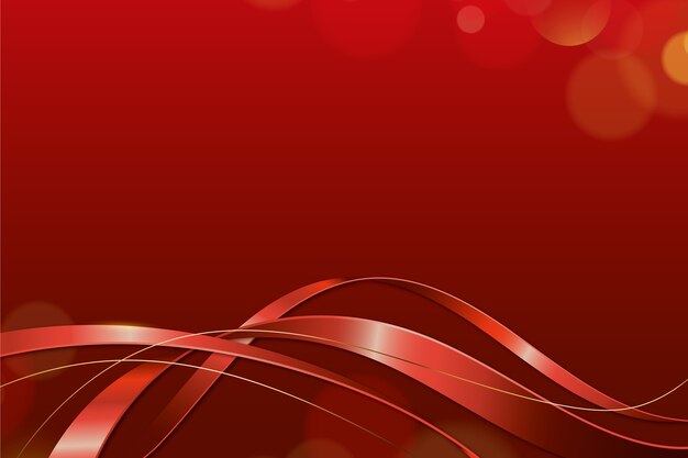 Free Vector realistic luxury ribbon background