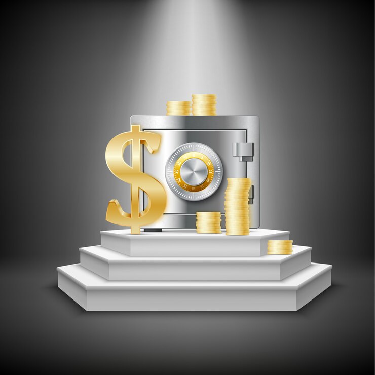 Free Vector realistic money financial template