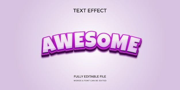 Realistic multi layered text effect