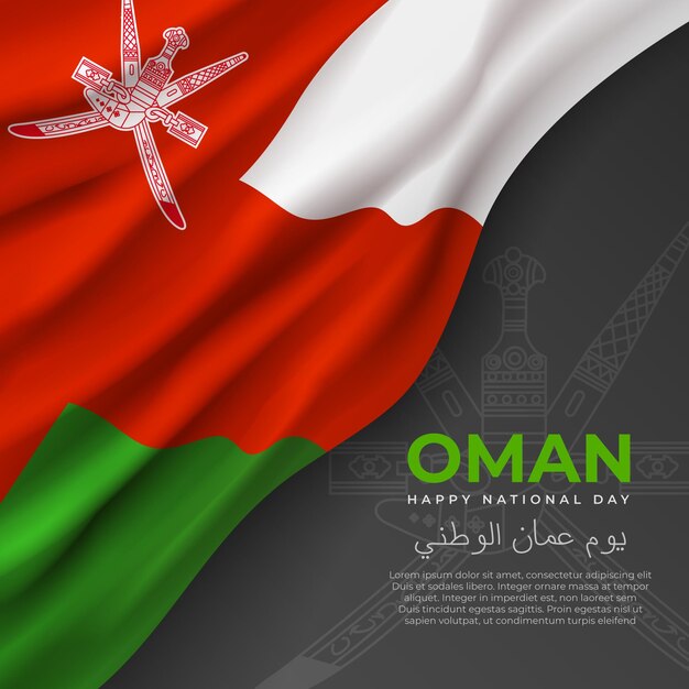 Realistic national day of oman