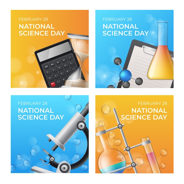 현실적인 국가 과학의 날 인스타그램 게시물 모음