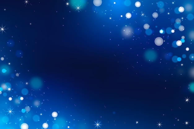 Free vector realistic navy blue glitter background