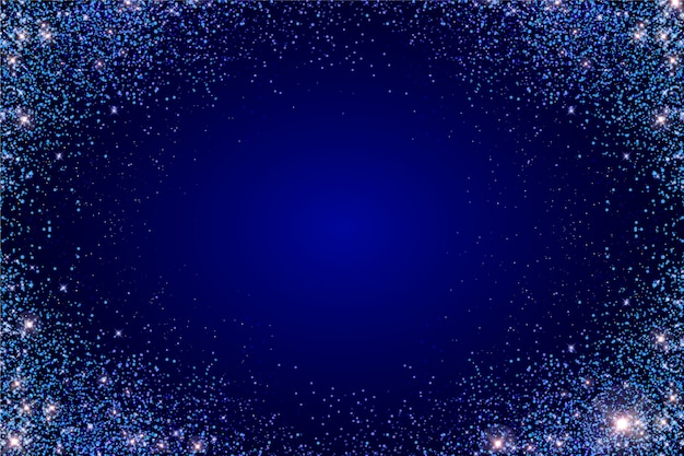 Free Vector  Realistic navy blue glitter background