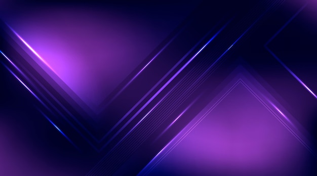 Realistic neon lights background