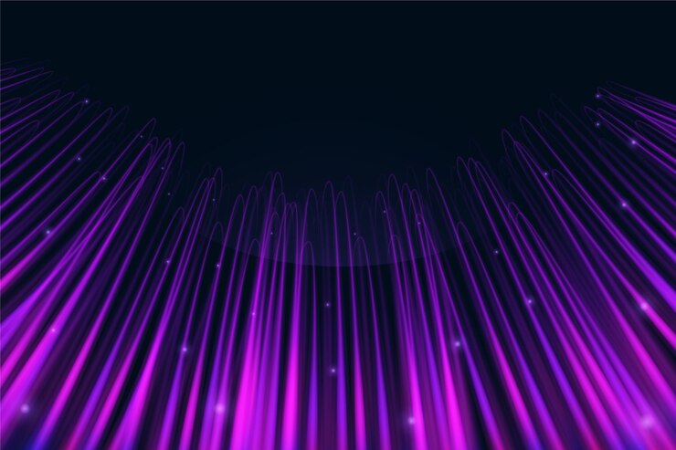 Free Vector realistic neon lights background