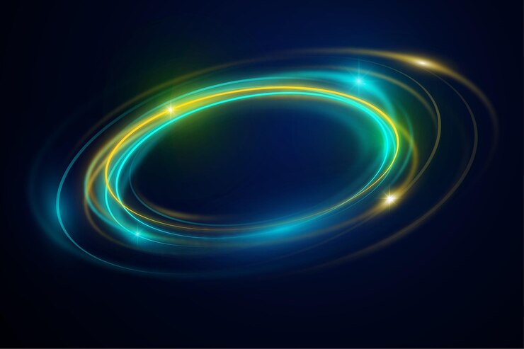 Free Vector realistic neon lights background